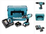 Trapano A Percussione A Batteria Makita Dhp 453 Rtj 18V 42Nm + 2X Batterie Ricaricabili 5.0Ah+ Caricabatterie In Makpac 2