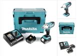 Makita Dtw 190 Rtj 18V Avvitatore Ad Impulsi A Batteria In Valigetta Makpac + 2X Batterie Bl 1850 5,0 Ah + Caricatore Rapido Dc 18 Rc