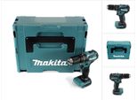 Makita Dhp 483 Zj Trapano Avvitatore A Percussione Brushless A Batteria 18 V In Valigetta Makpac - Senza Batteria, Senza Caricatore
