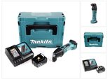 Utensile Multifunzione A Batteria Makita Dtm 50 RT1J 18V Li-Ion In Makpac + 1X Batteria Bl 1850 B 5,0 Ah + 1X Caricatore DC18RC