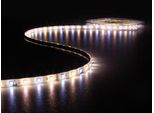 Kit Con Striscia Led Flessibile Bianco Caldo E Bianco Freddo, Controller E Alimentatore - 300 Led - 5 M - 12 Vdc