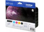 Brother LC1220VALBPDR - Cartuccia Per Stampante - 1 X Nero, Giallo, Ciano, Magenta - 300 Pagine - Confezione Blister - Per Dcp J5