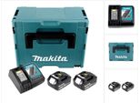 Makita Power Source Kit 18V - 2X Batterie BL1860B 6,0Ah + Caricabatterie Rapido DC18RC + Valigetta Makpac ( 199480-6 )