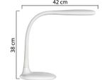 Unilux - Lampada Da Tavolo Lucy, Led, Bianco