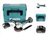 Makita Dga 504 F1J 18 V Smerigliatrice Angolare Brushless A Batteria 125 Mm In Valigetta Makpac + 1X Batteria 3,0 Ah - Senza Caricatore