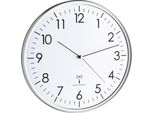 Tfa-Dostmann 60.3514 Tfa 60.3514 Weiß/Silber Analoge Funk-Wanduhr
