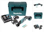 Makita Djr 183 Rtj Seghetto Diritto A Batteria 18V In Valigetta Makpac + 2X Batterie 5,0 Ah + 1X Caricabatterie Dc 18 Rc