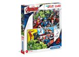 Clementoni - Puzzle Marvel Avengers 2X60 ElementóW | Oficjalny Produkt Premium