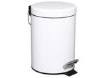5 Five Simply Smart - Cestino Rotondo In Metallo Da 3L "Colourama"" Bianco"