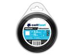 Corda Premium Rinforzata Con Particelle Di Alluminio - Profilo Quadrato 3,0 Mm X 15 M Cellfast