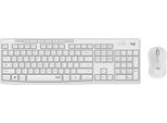 Logitech MK295 Silent - Tastatur-Und-Maus-Set - Kabellos - 2.4 Ghz - Ungarisch - Off White