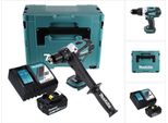 Makita Ddf 458 RG1J Trapano Avvitatore A Batteria 18 V 91 Nm + 1X Batteria Ricaricabile 6,0 Ah + Caricabatterie + Makpac