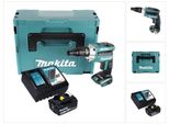 Makita Dfs 251 RG1J Avvitatore A Secco A Batteria 18 V Brushless + 1X Batteria Ricaricabile 6,0 Ah + Caricabatterie + Makpac