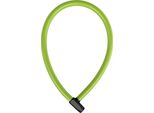 Lucchetto A Cavo Abus 4408K - Cavo In Acciaio Lungo 65 Cm Con Rivestimento In Plastica - Lucchetto Per Bicicletta Con Livello Di Sicurezza Abus 2 - Verde