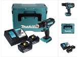 Trapano Avvitatore A Batteria Makita Ddf 482 Rgj 62Nm 18V + 2 Batterie Da 6,0Ah + Caricabatterie + Valigetta Makpac