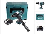 Trapano Avvitatore A Batteria Makita Ddf 458 G1J 18 V 91 Nm + 1X Batteria Ricaricabile 6,0 Ah + Makpac - Senza Caricabatterie