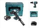 Makita Ddf 458 T1J Trapano Avvitatore A Batteria 18V / 91Nm + 1X Batteria 5,0 Ah + Valigetta Makpac - Senza Caricabatterie
