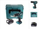 Trapano Avvitatore A Percussione A Batteria Makita Dhp 483 G1J 18 V 40 Nm + 1X Batteria 6,0 Ah + Makpac - Senza Caricabatterie