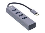 Inline® 33271N Inline® Multi Hub Usb 3.2 Tipo C (4X USB-A 5Gb/S), Otg, Alloggiamento In Metallo