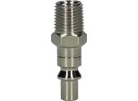 Ks Tools Nipplo A Pressione In Metallo 1/4 "Ag 45 Mm - 999.9088"