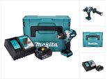 Makita Dhp 486 RG1J Trapano A Percussione A Batteria 18 V 130 Nm Brushless + 1X Batteria Ricaricabile 6,0 Ah + Caricabatterie + Makpac