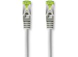 Cavo Di Rete CAT7 | S/Ftp | RJ45 Maschio | RJ45 Maschio | 10,0 M | Senza Strappo | Rotondo | Lszh | Grigio | Scatola