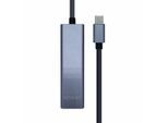 Hub Usb Tipo-C Aisens A109-0396/ 3Xusb/ 1Xrj45/ Grigio