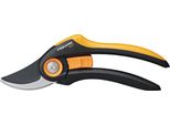 Fiskars Plus P521 Forbici Da Potatura Bypass Nero, Arancione
