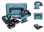 Seghetto Alternativo A Batteria Makita Djv 184 Rgj 18 V Brushless + 2X Batteria Ricaricabile 6,0 Ah + Caricabatterie + Makpac