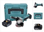 Makita Dga 452 F1J Smerigliatrice Angolare A Batteria 18 V 115 Mm + 1X Batteria Ricaricabile 3,0 Ah + Makpac - Senza Caricabatterie