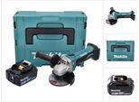 Makita Dga 452 G1J Smerigliatrice Angolare A Batteria 18 V 115 Mm + 1X Batteria Ricaricabile 6,0 Ah + Makpac - Senza Caricabatterie