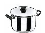 Pentola In Acciaio Inox Da 24 Cm + Coperchio Lacor 85124