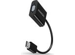 Axagon Axagon RVH-VGAN Adattatore Per Cavo Video 0,15 M Hdmi Tipo A (Standard) Vga (D-Sub) Nero