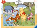 Ravensburger Mit Winnie Puuh Die Natur Entdecken, Puzzle, Kinderpuzzle, Rahmenpuzzle, Legespiel, 48 Teile, 05671