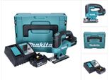 Seghetto Alternativo A Batteria Makita Djv 184 RG1J 18 V Brushless + 1X Batteria Ricaricabile 6,0 Ah + Caricabatterie + Makpac