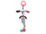 Gioco Da Appendere Per Carrozzina Con Campanello Bali Bazoo - Pedro Il Cane, Bianco/Nero