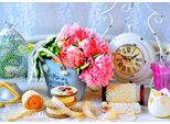 Puzzle Bluebird Fiori Di Peonia Rosa - 1000 Pezzi Motivo Floreale
