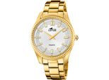 Lotus Orologio Da Donna Classic Elegant Orologio Da Polso In Pelle Oro UL18902/3