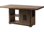 MASSIVMOEBEL24 | Tavolo Da Pranzo Railway In Legno Di Mango – Laccato Marrone 180X90X76