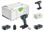 Trapano Avvitatore A Batteria Festool Txs 18-Basic 18 V 40 Nm Brushless + 1X Batteria Ricaricabile 3,0 Ah + Systainer - Senza Caricatore