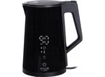 Adler | Bollitore | Ad 1345B | Elettrico | 2200 W | 1,7 L | Acciaio Inox | Base Girevole A 360° | Nero