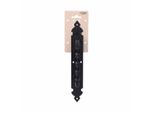 Maniglia Per Porta In Ferro Battuto Edm 275 Mm Nero