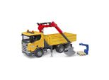 Autocarro Da Cantiere Bruder Scania Super 560R Con Gru E 2 Pallet
