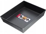 Teglia Rettangolare Kadax "Imperia"", Tortiera, Pagnotta, Distribuzione Del Calore, 30 Cm, Nero"