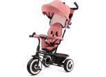 Kinderkraft Aston - Triciclo - Sedile Girevole - Grandi Ruote Indistruttibili - Pieghevole - Cinture Di Sicurezza - Maniglia Regolabile Per Il Genitore - Accessori - Rosa