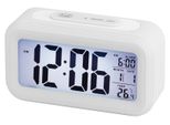 Trevi Sld 3068 S, Sveglia Digitale, Rettangolare, Bianca, 12/24 H, F, °C, Lcd