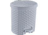 Keeeper 1030313000000 Keeeper Cestino Per Pedali "Tjark"", 11,5 Litri, Grigio Nordico"