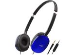 Jvc HA-S160M-AU Headphones/Headset Wired Head-Band Calls/Music Blue