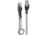 Lindy 47609 Lindy Cavo Patch Cat.6A S/Ftp Grigio 20M Bloccabile