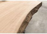 MASSIVMOEBEL24 | Tavolo Da Pranzo In Legno Di Mango - Laccato Beige / Gambe Mikado Antracite Matt 180X90X79